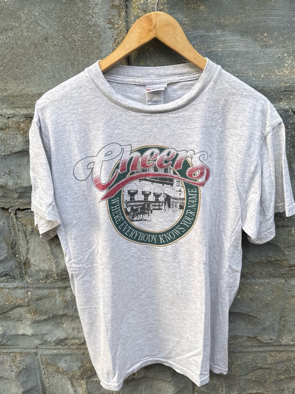 Vintage Cheers T Shirt size Large TV Boston Sitcom